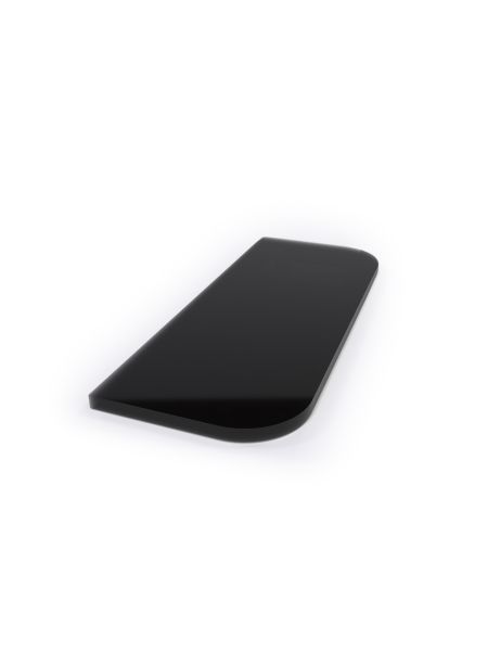 Лист стеклянный напольный Черный (Black) 1000х400х8мм